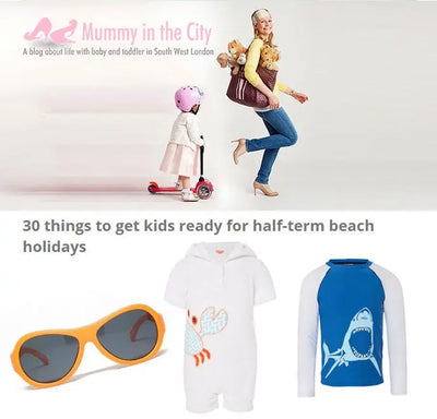 Mummy in the City loves Blue Almonds for beach-ready babies