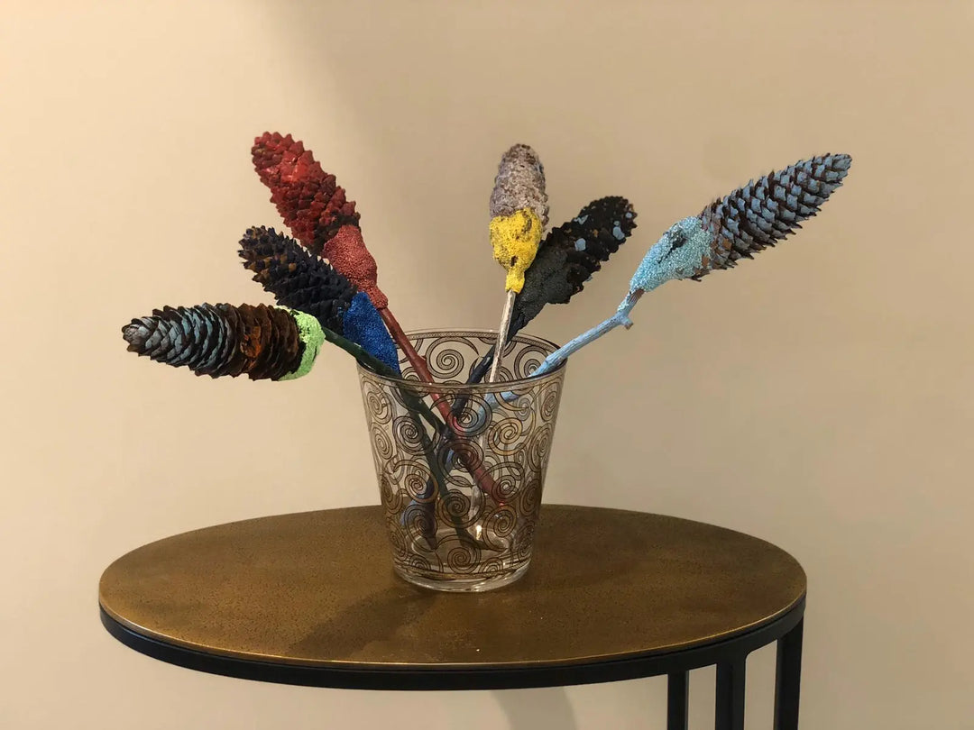 Family Activities: Pine Cone Flowers Blue Almonds Ltd