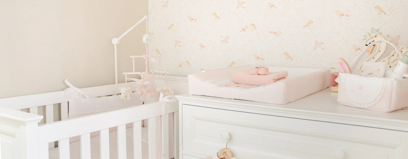 Baby-Girls-Nursery-Ideas Blue Almonds Ltd