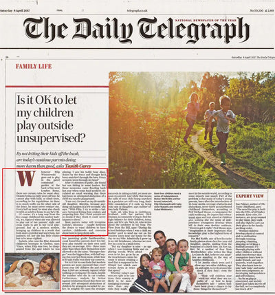 Iza discusses a modern parenting dilemma in The Daily Telegraph