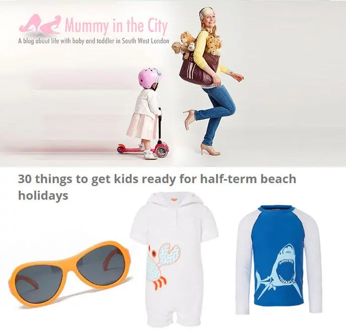 Mummy in the City loves Blue Almonds for beach-ready babies Blue Almonds Ltd