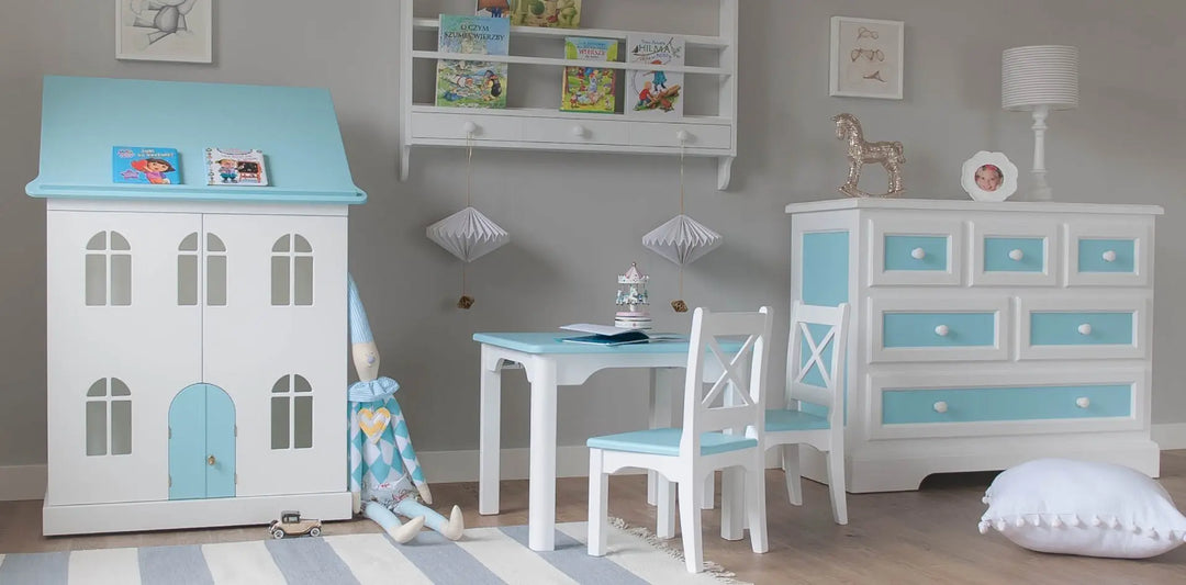 Small wooden furniture Blue Almonds Ltd