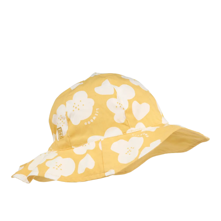 Blue Almonds Ltd Amelia Reversible Sun Hat - Flower / Lemon yellow - UNISEX LIEWOOD