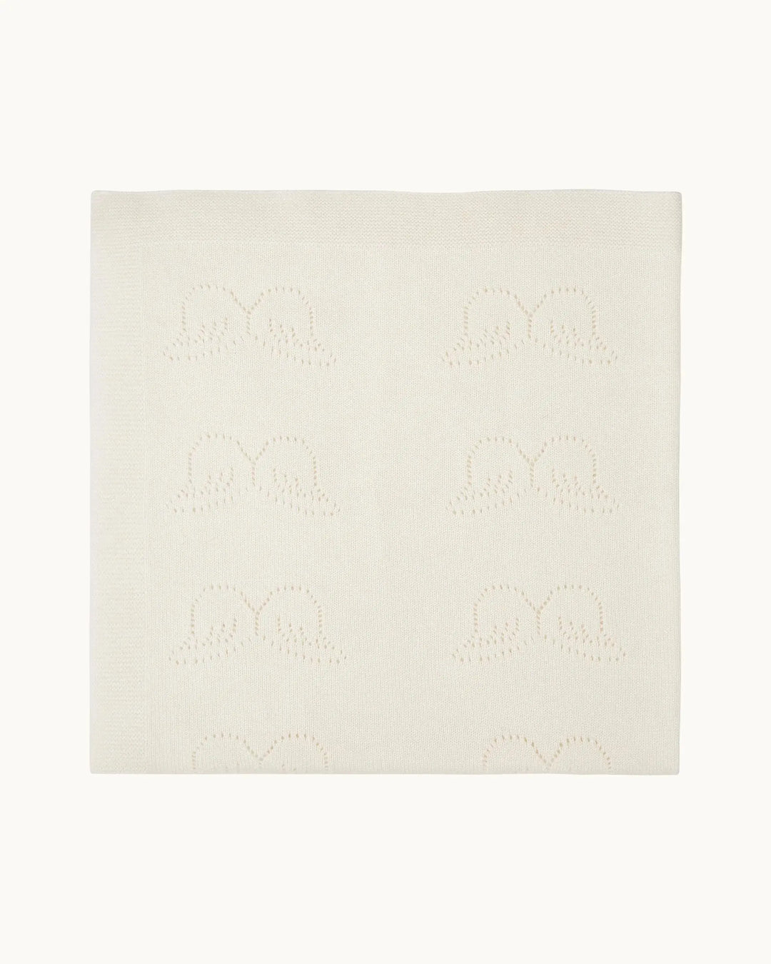 Blue Almonds Ltd Angel Wing™ Cashmere Baby Blanket - Ivory Marie-Chantal