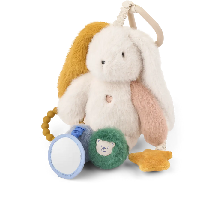 Blue Almonds Ltd Angelina Small Rabbit Baby Activity Toy - Sandy Multi Mix Liewood
