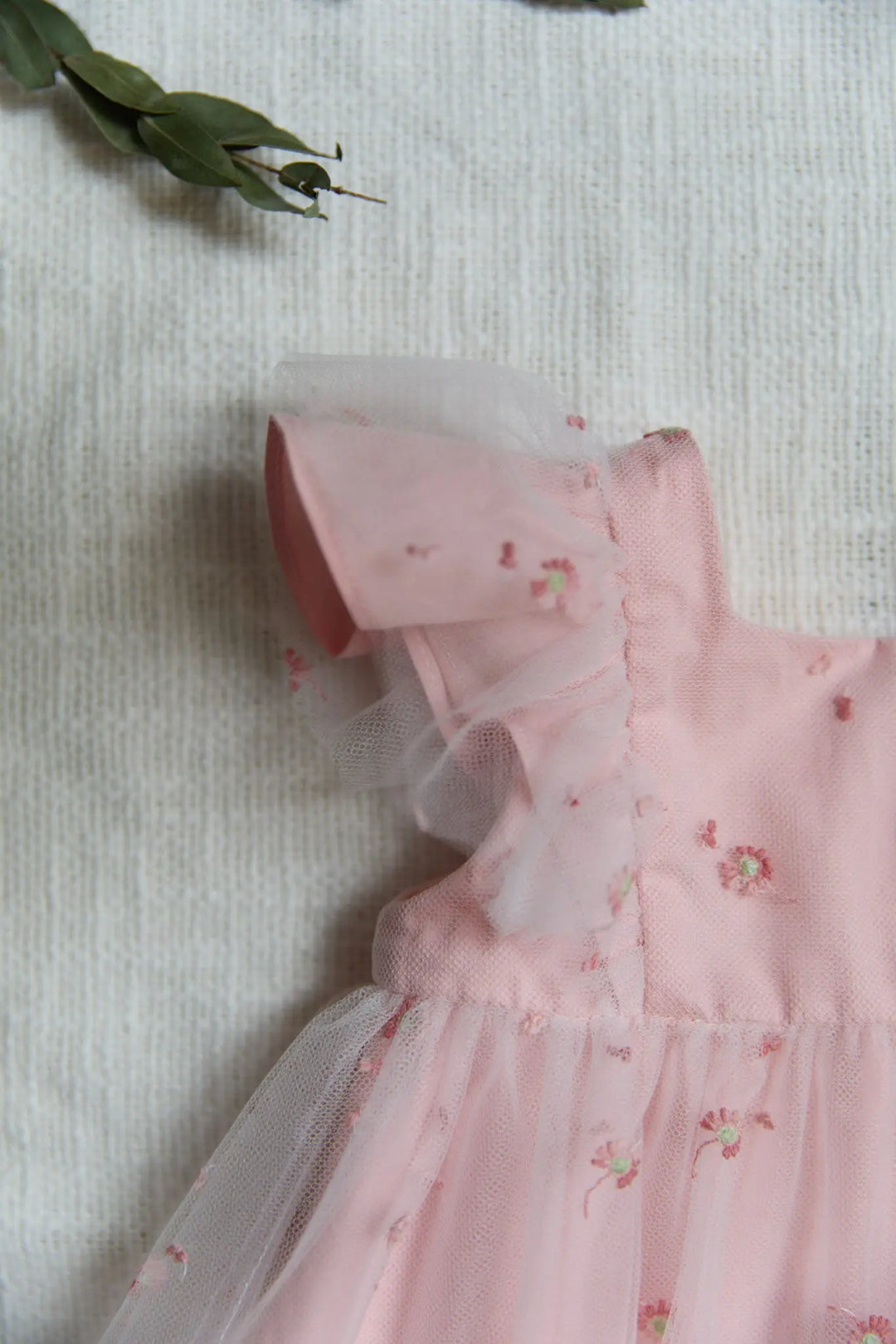 Blue Almonds Ltd BABY CEREMONIE FILLE - Robe a manches - Girl TARTINE ET CHOCOLAT