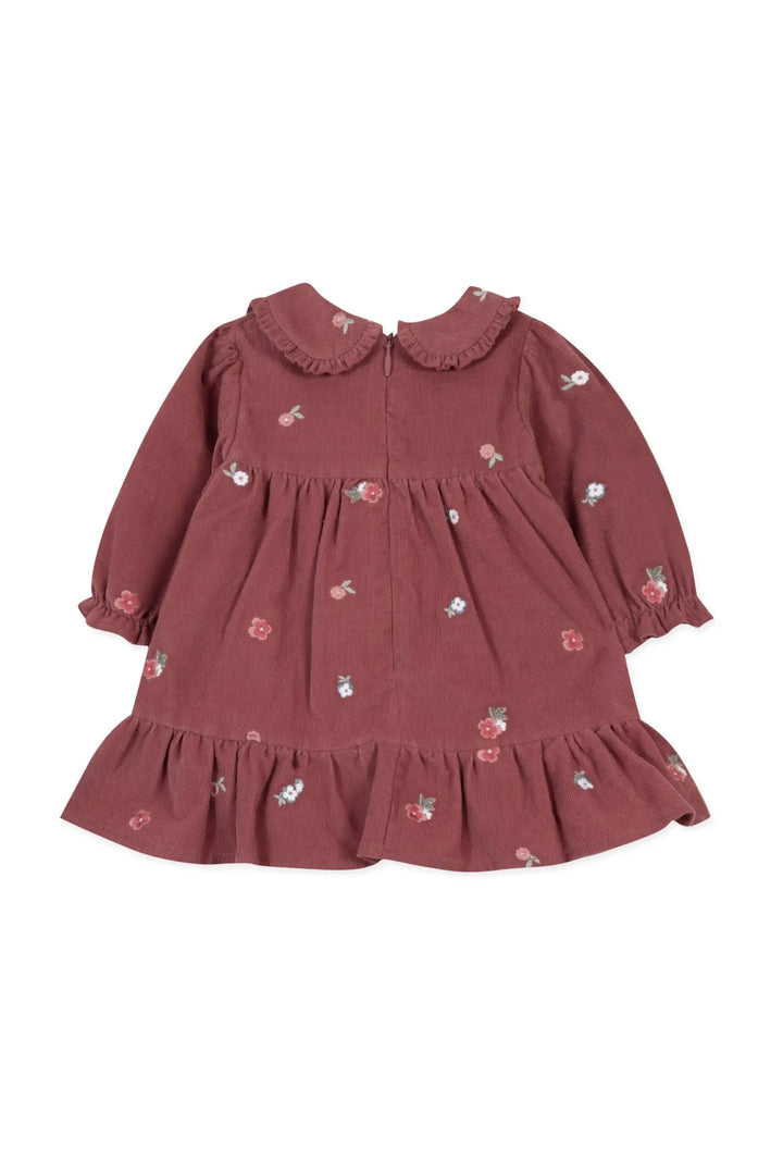 Blue Almonds Ltd BABY ECOLE BUISSSONNIERE-ROBE26-Robe a manches Tartine et chocolat