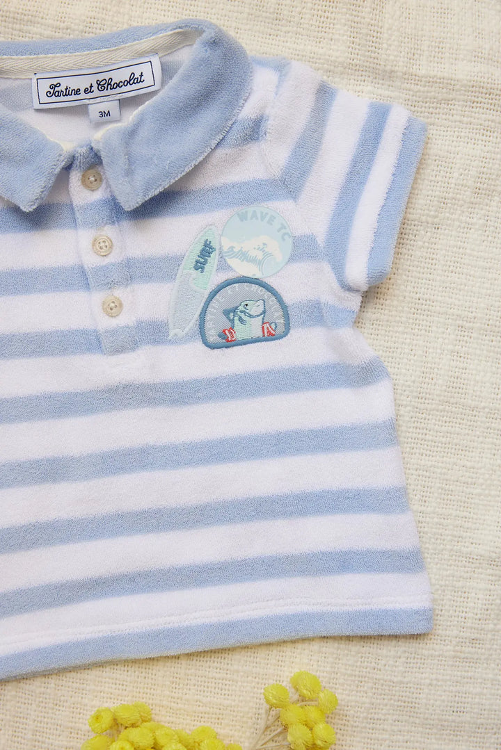 Blue Almonds Ltd BABY SOUS L'OCEAN - Polo, Chemise maille - Boy TARTINE ET CHOCOLAT