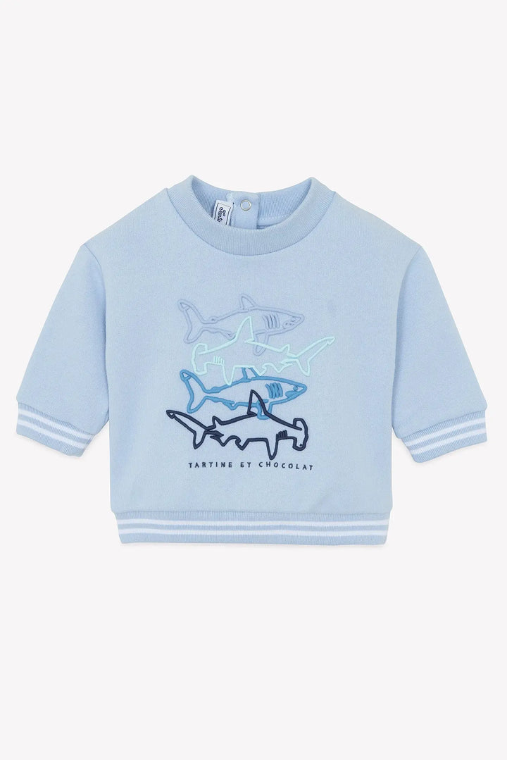 Blue Almonds Ltd BABY SOUS L'OCEAN - Sweat-shirt, sweat polo - Boy TARTINE ET CHOCOLAT