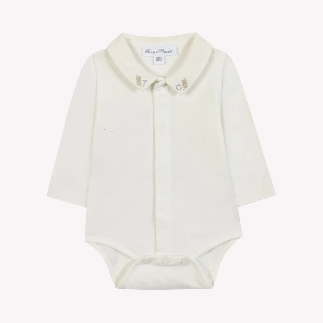 Blue Almonds Ltd BODY3 – Gris clair – CB11020 Tartine et Chocolat