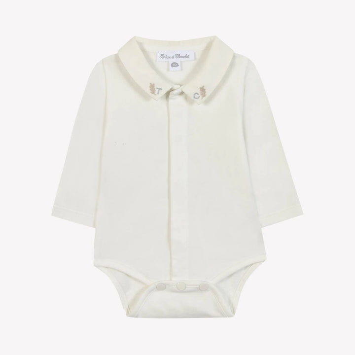 Blue Almonds Ltd BODY3 – Gris clair – CB11020 Tartine et Chocolat