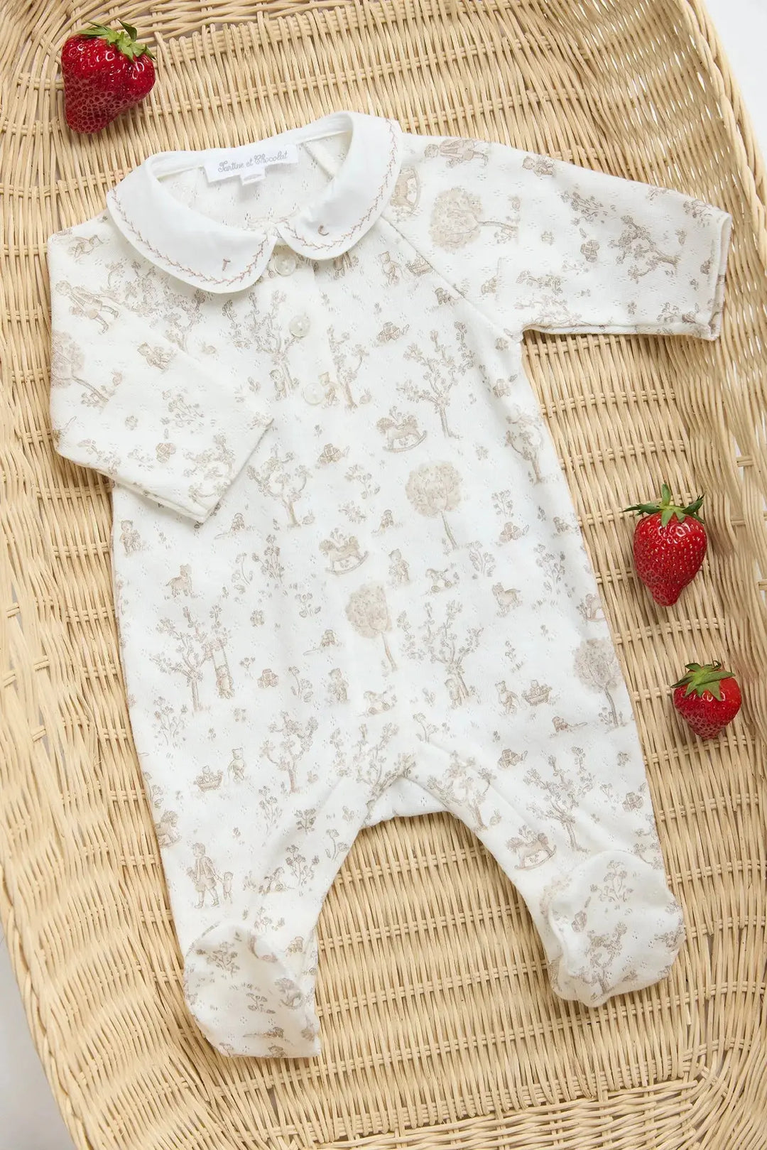 Blue Almonds Ltd Unisex Pyjamas - Pearl Tartine et Chocolat