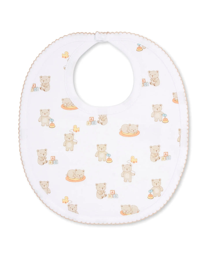 Blue Almonds Ltd Baby Bib - Beary Blessed Kissy Kissy