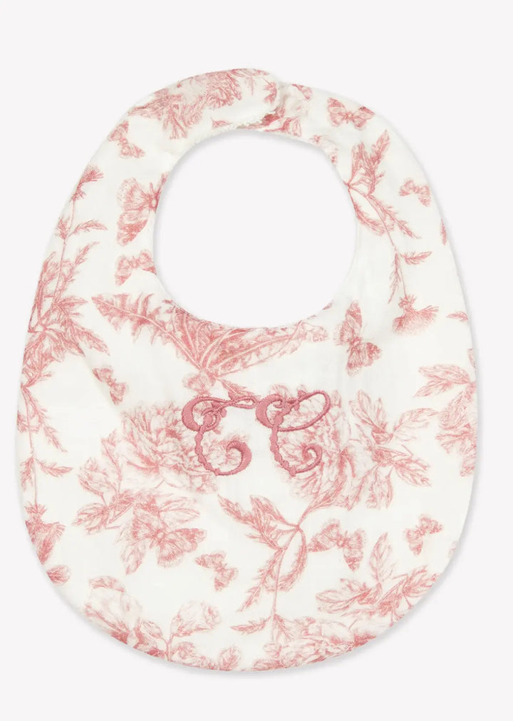Blue Almonds Ltd Baby Bib - Toile de Jouy Tartine et Chocolat