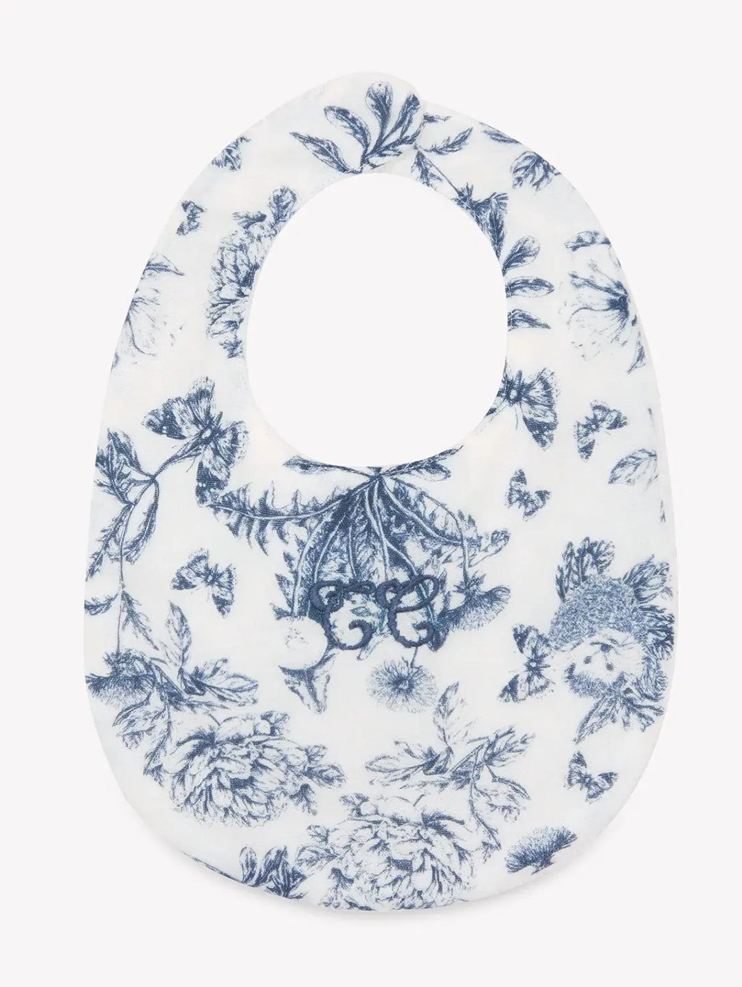 Blue Almonds Ltd Baby Bib - Toile de Jouy Tartine et Chocolat
