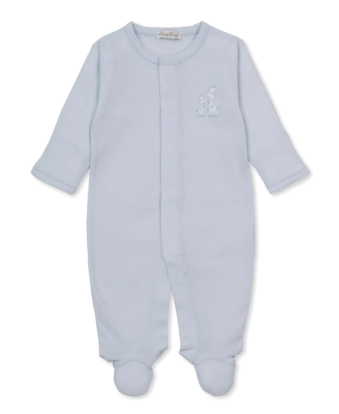 Blue Almonds Ltd Baby Boys Babygrow - Giraffe Laughs Kissy Kissy