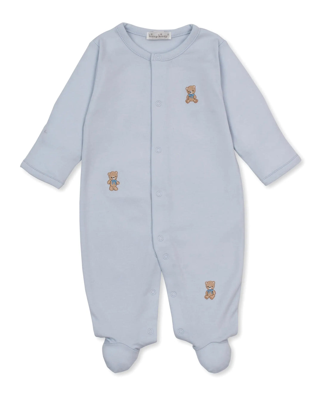 Blue Almonds Ltd Baby Boys Babygrow - Teddy Bear Club Kissy Kissy