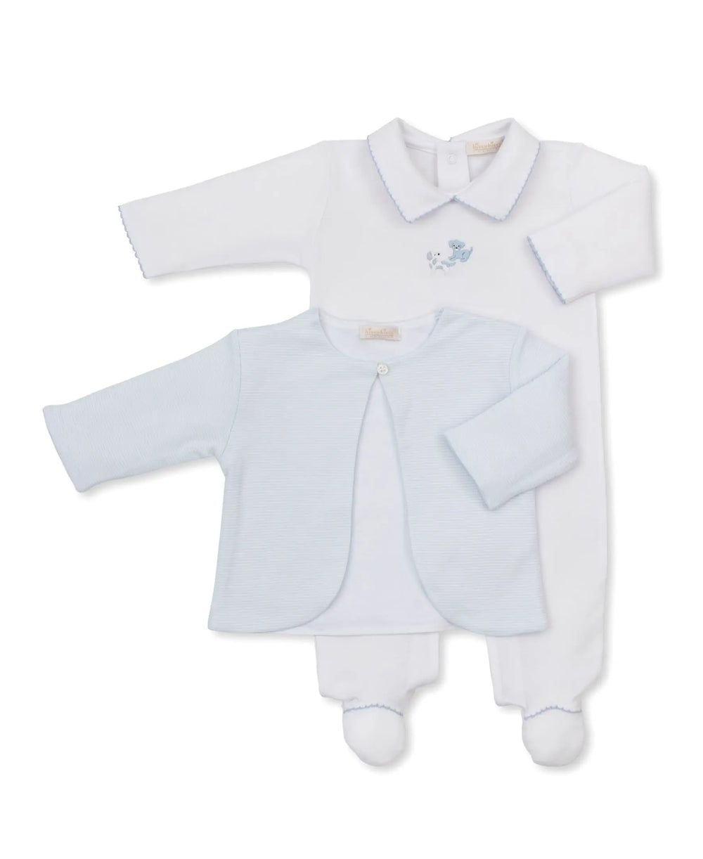 Baby Boys Babygrow with Jacket Set - Puppy Paws