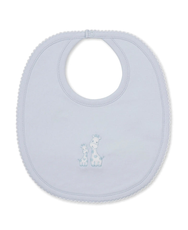 Blue Almonds Ltd Baby Boys Bib - Giraffe Laughs Kissy Kissy