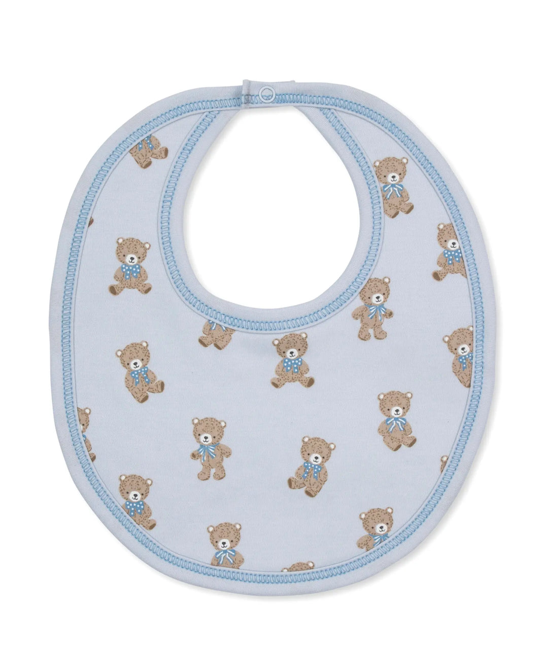 Blue Almonds Ltd Baby Boys Bib - Teddy Bear Club Kissy Kissy