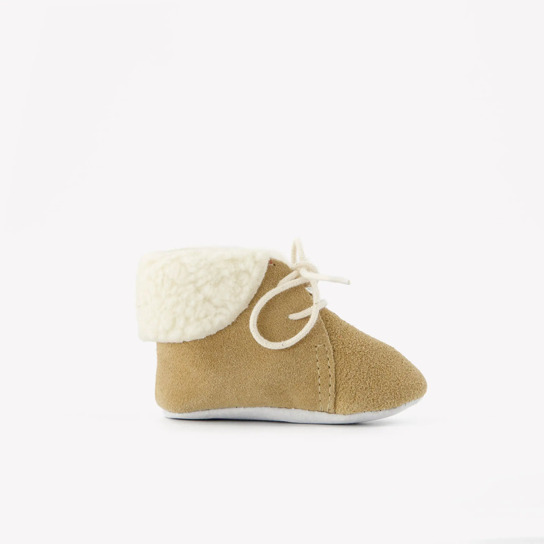 Blue Almonds Ltd Baby Boys Biscuit Brown Winter Booties Tartine et Chocolat