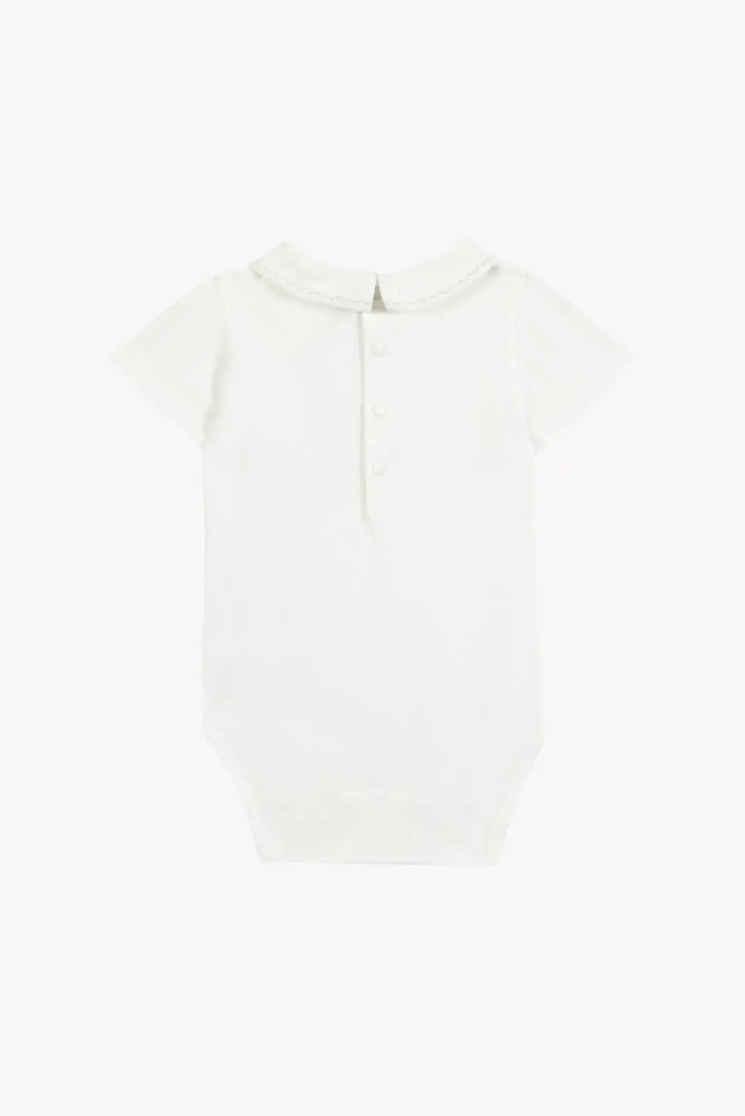 Blue Almonds Ltd Baby Boys Dungaree Short - Blue Cloud 2 + Baby Boys Jumper - Pearl Tartine et Chocolat
