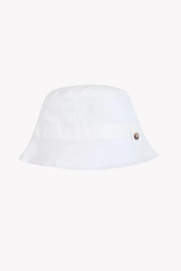 Blue Almonds Ltd Baby Boys Bucket Hat - White Tartine et Chocolat