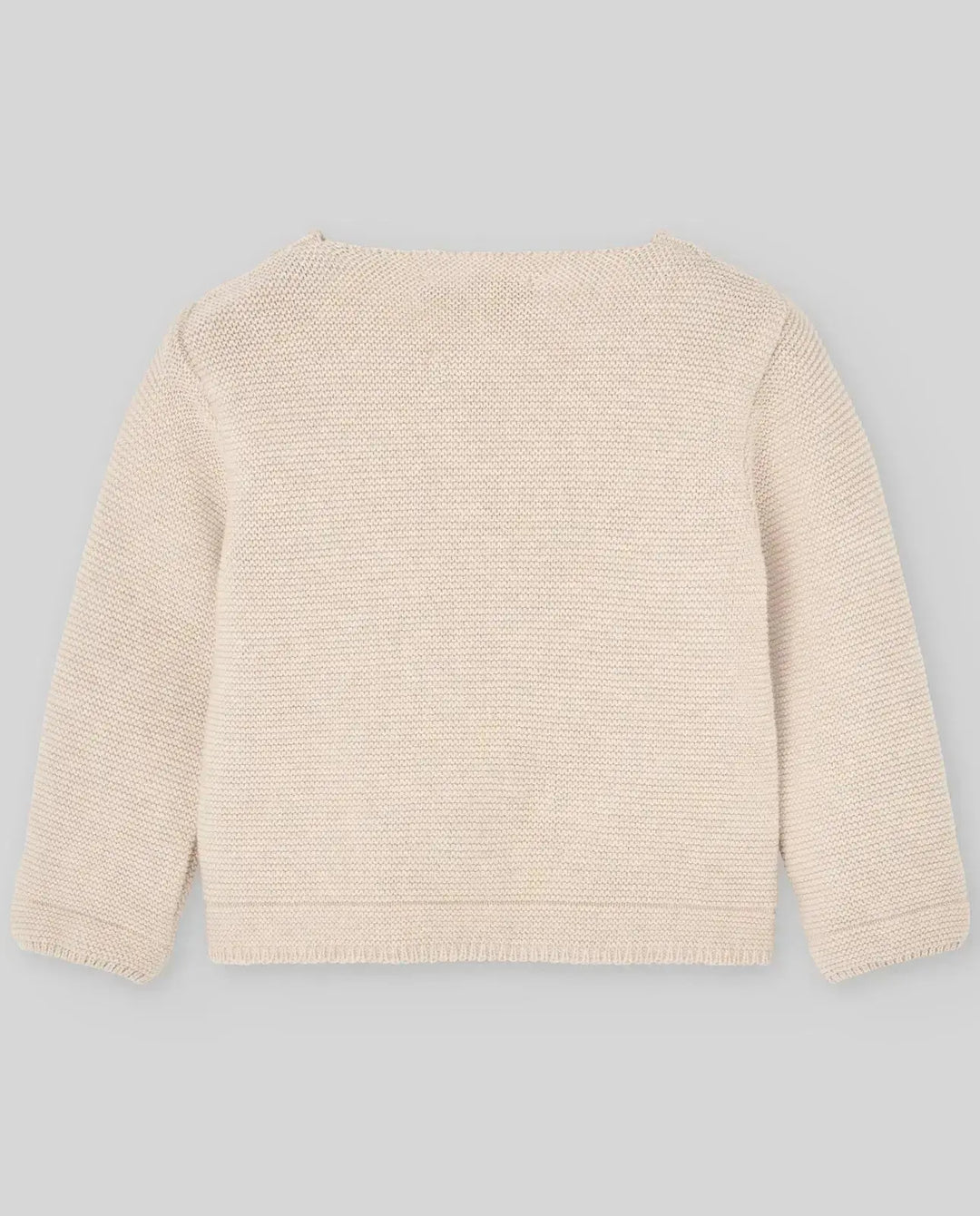 Blue Almonds Ltd KNIT NEWBORN CARDIGAN ESENCIAL - Linen Paz Rodriguez