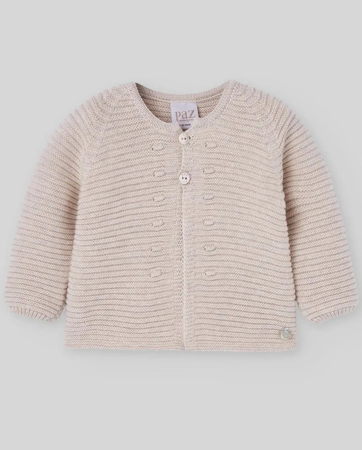 Blue Almonds Ltd Baby Boys Buster Suit Set in Vanilla Sand Paz Rodriguez