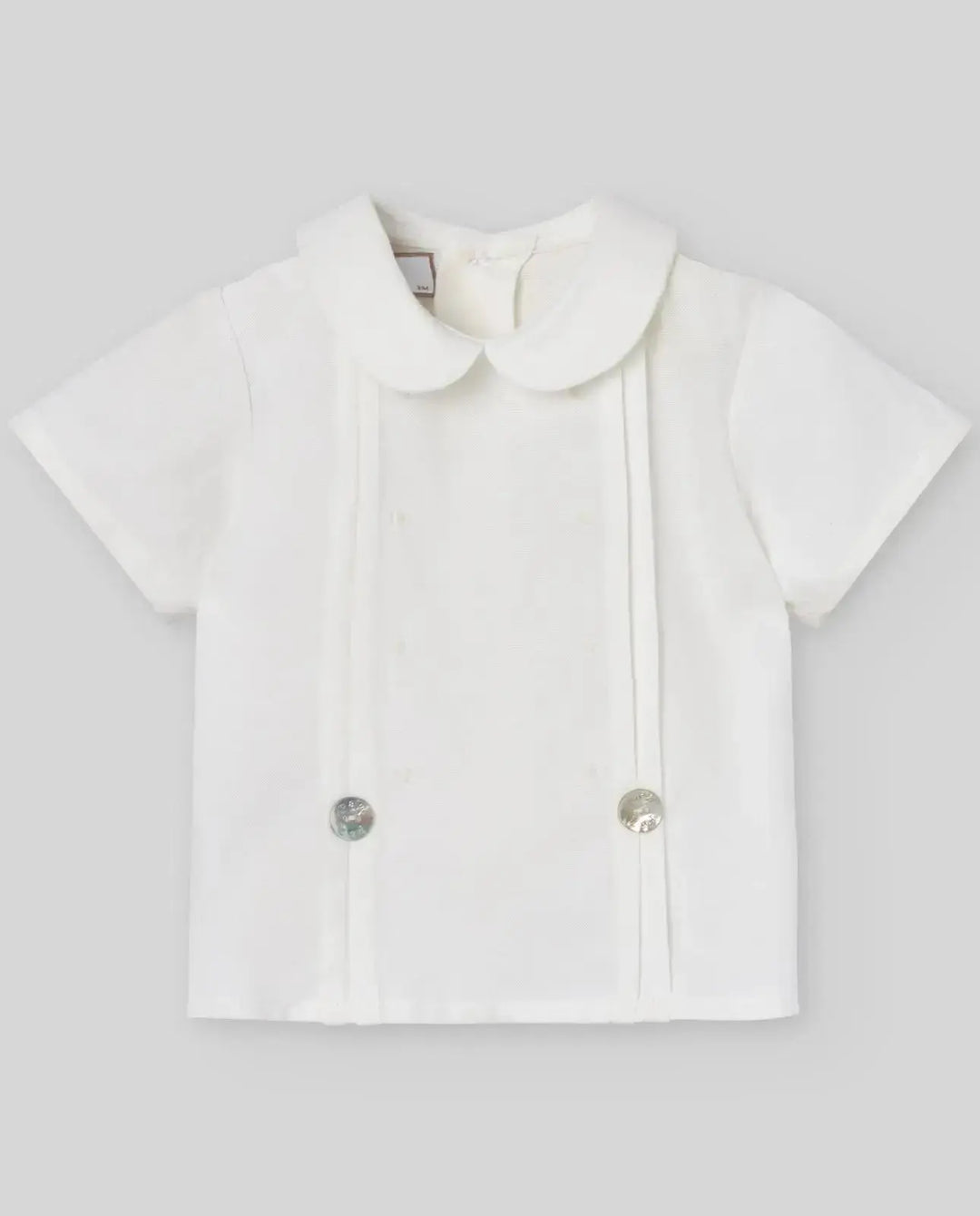 Blue Almonds Ltd WOVEN NEWBORN BLOUSE PAZ V26 - Cream Paz Rodriguez