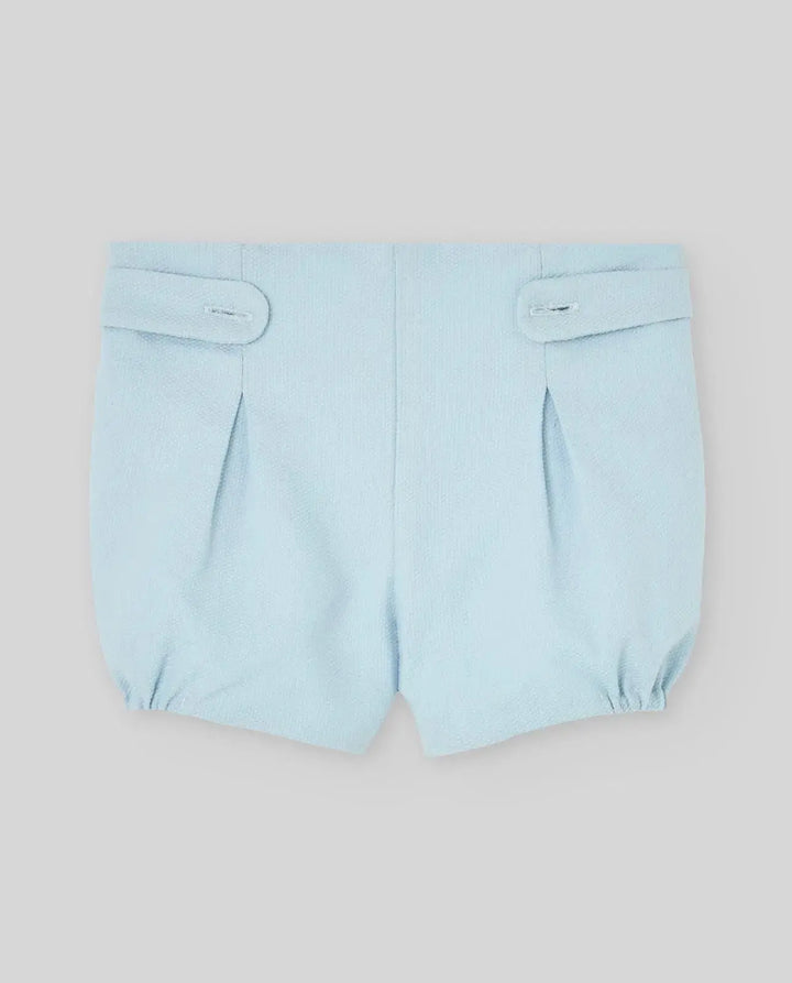 Blue Almonds Ltd WOVEN NEWBORN SHORT EDEN V26 - Breeze Blue Paz Rodriguez