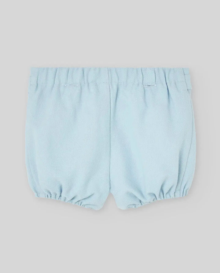 Blue Almonds Ltd WOVEN NEWBORN SHORT EDEN V26 - Breeze Blue Paz Rodriguez