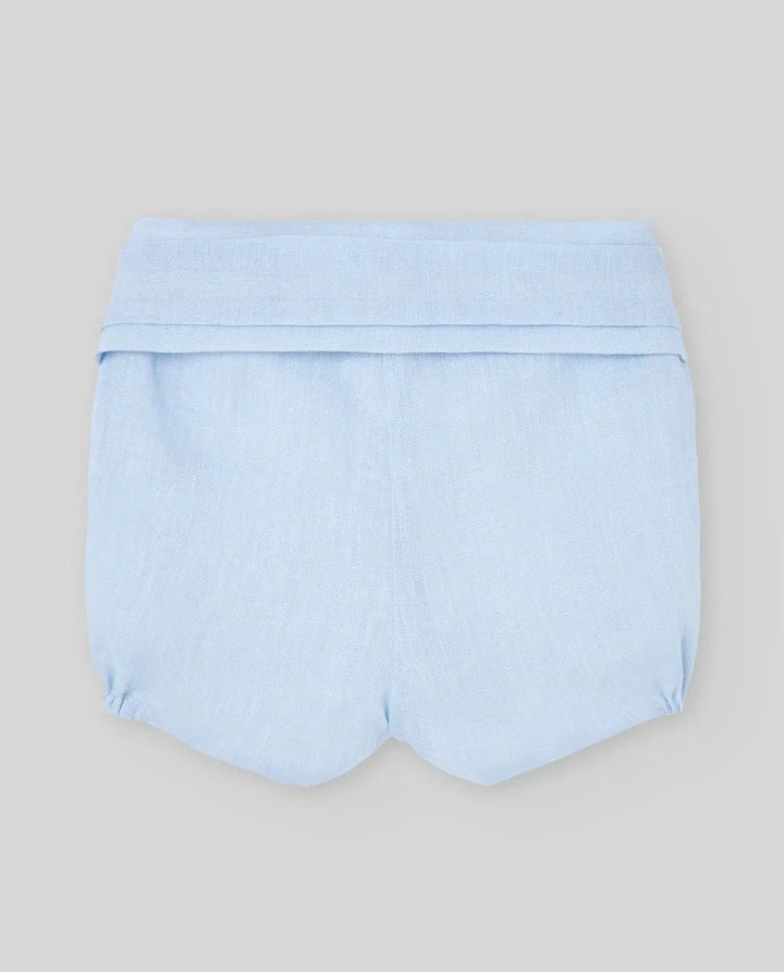 Blue Almonds Ltd WOVEN NEWBORN SHORT ALEGRA - Chalk Blue Paz Rodriguez
