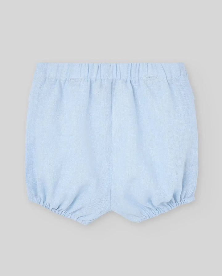 Blue Almonds Ltd WOVEN NEWBORN SHORT ALEGRA - Chalk Blue Paz Rodriguez