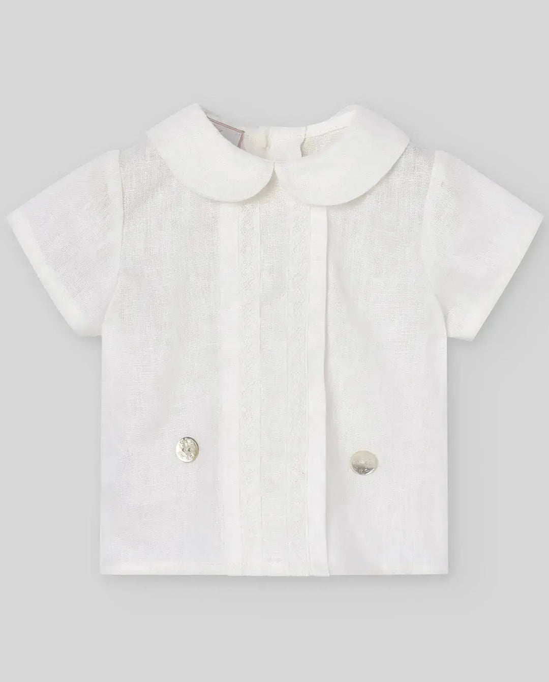 Blue Almonds Ltd WOVEN NEWBORN BLOUSE ALEGRA - Cream Paz Rodriguez