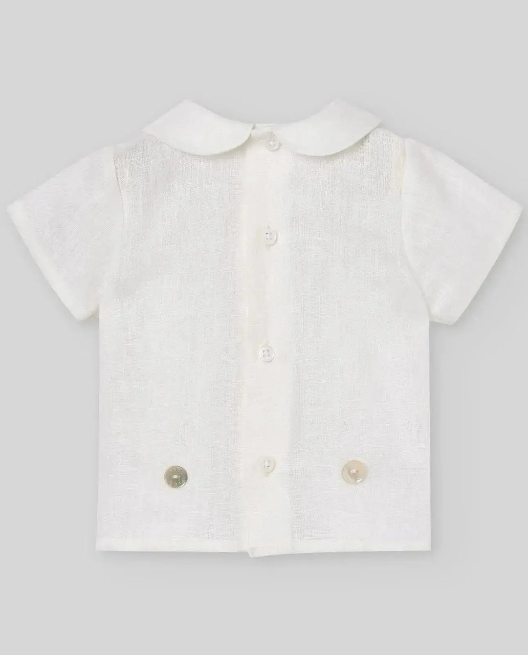 Blue Almonds Ltd WOVEN NEWBORN BLOUSE ALEGRA - Cream Paz Rodriguez