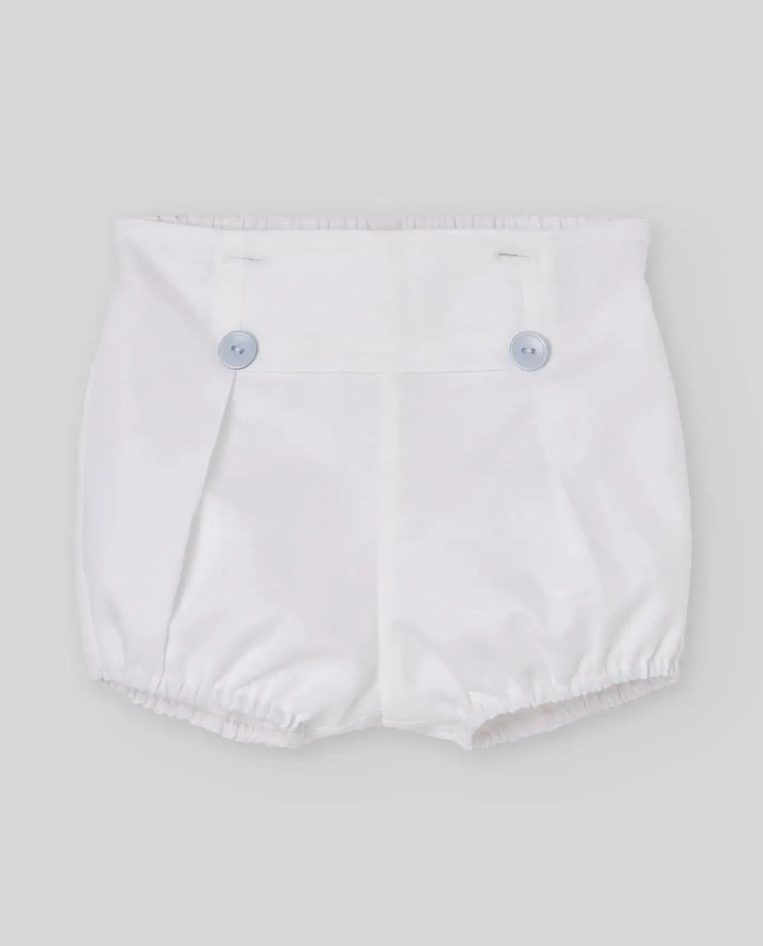 Blue Almonds Ltd WOVEN NEWBORN SHORT ESPUMA V26 - White Paz Rodriguez