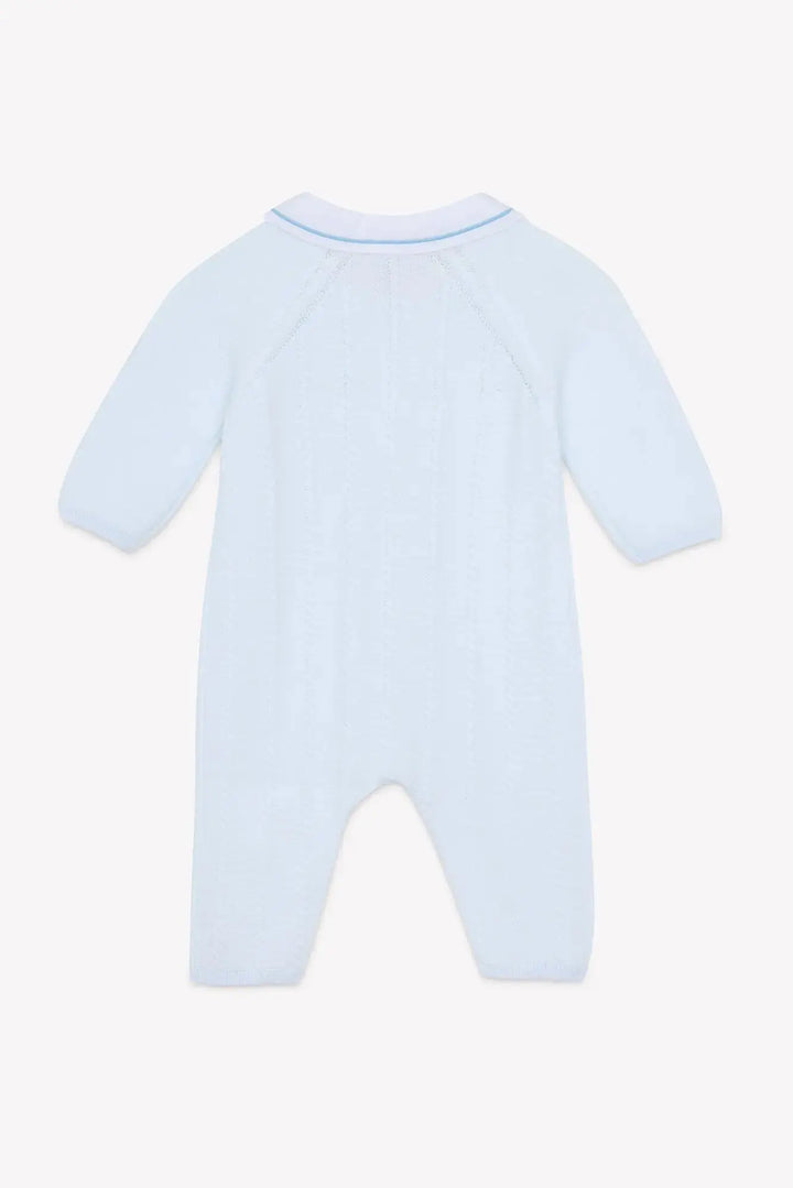Blue Almonds Ltd Baby Boys Long Romper - Sky Blue Tartine et Chocolat
