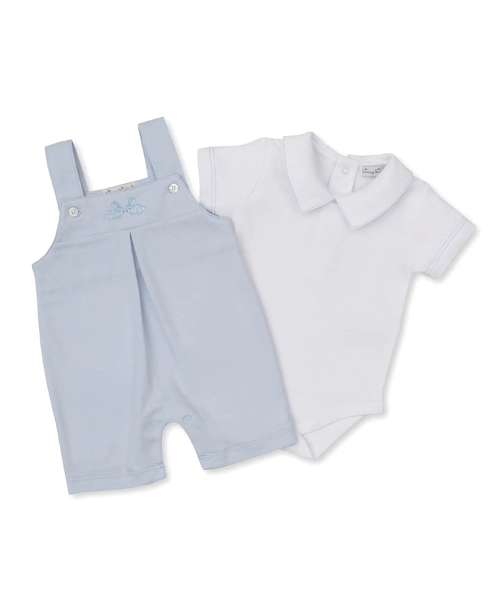 Baby Boys Dungarees - Springtime Bunny Fun