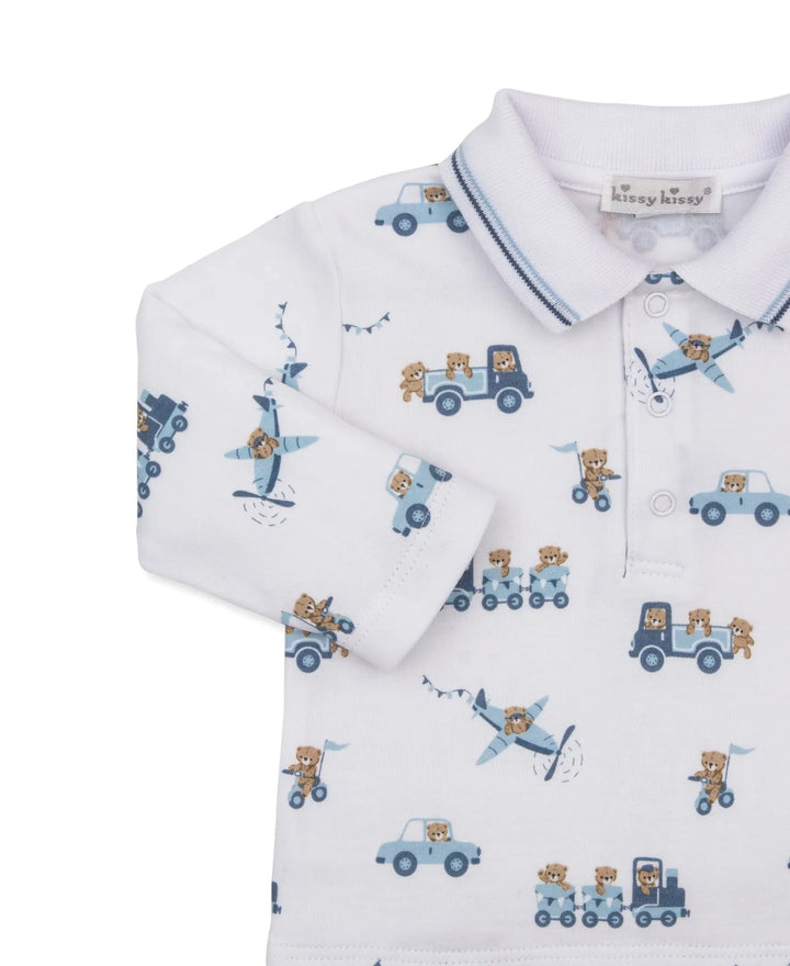 Baby Boys Footed Pant Set - Bears on the Go