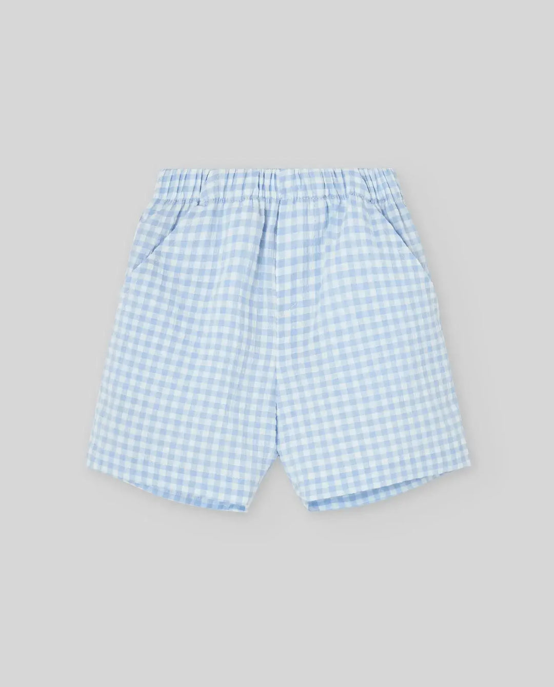 Blue Almonds Ltd WOVEN NEWBORN SHORT ANADE - Sky Blue Paz Rodriguez