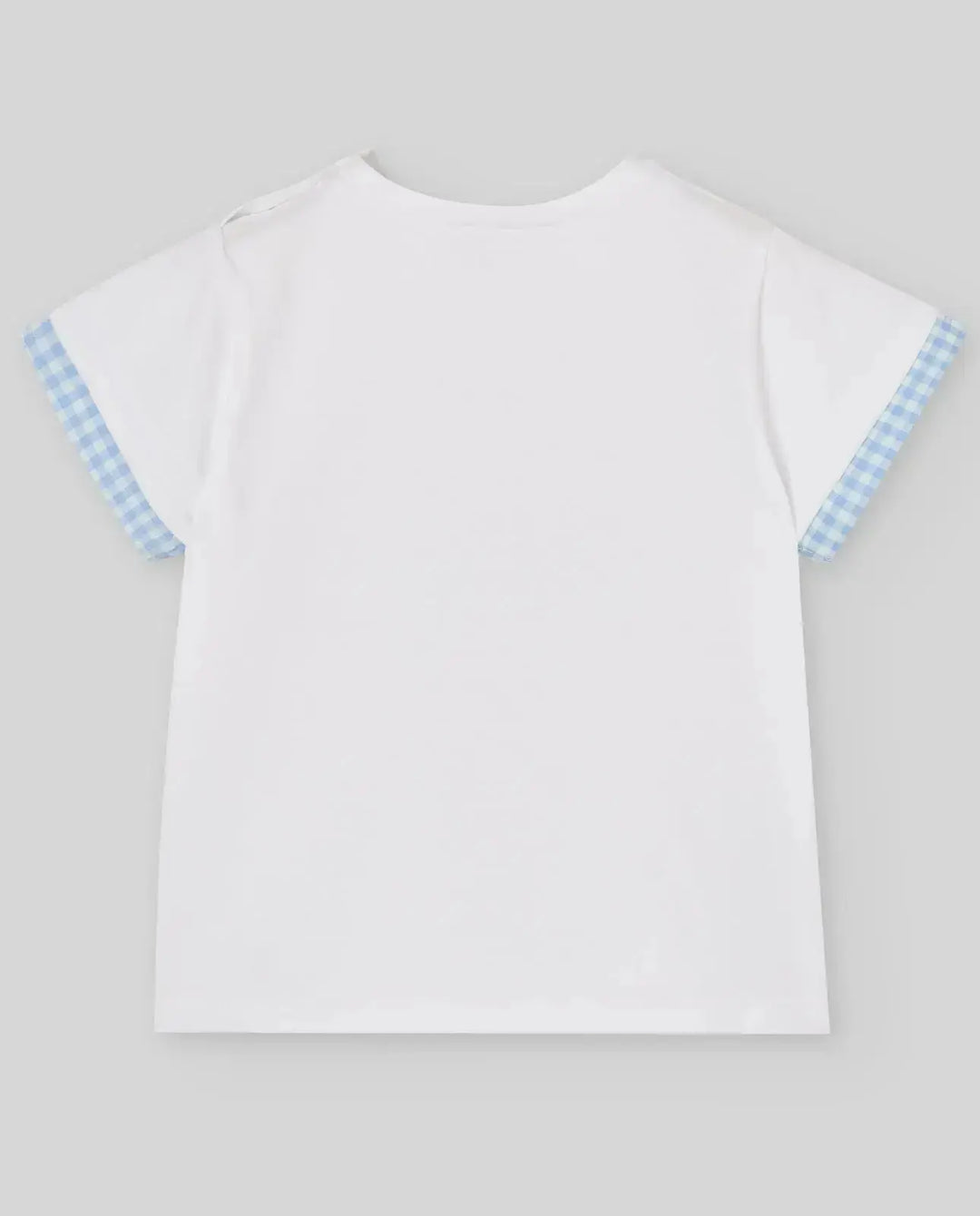 Blue Almonds Ltd KNIT NEWBORN T-SHIRT ANADE - White Paz Rodriguez