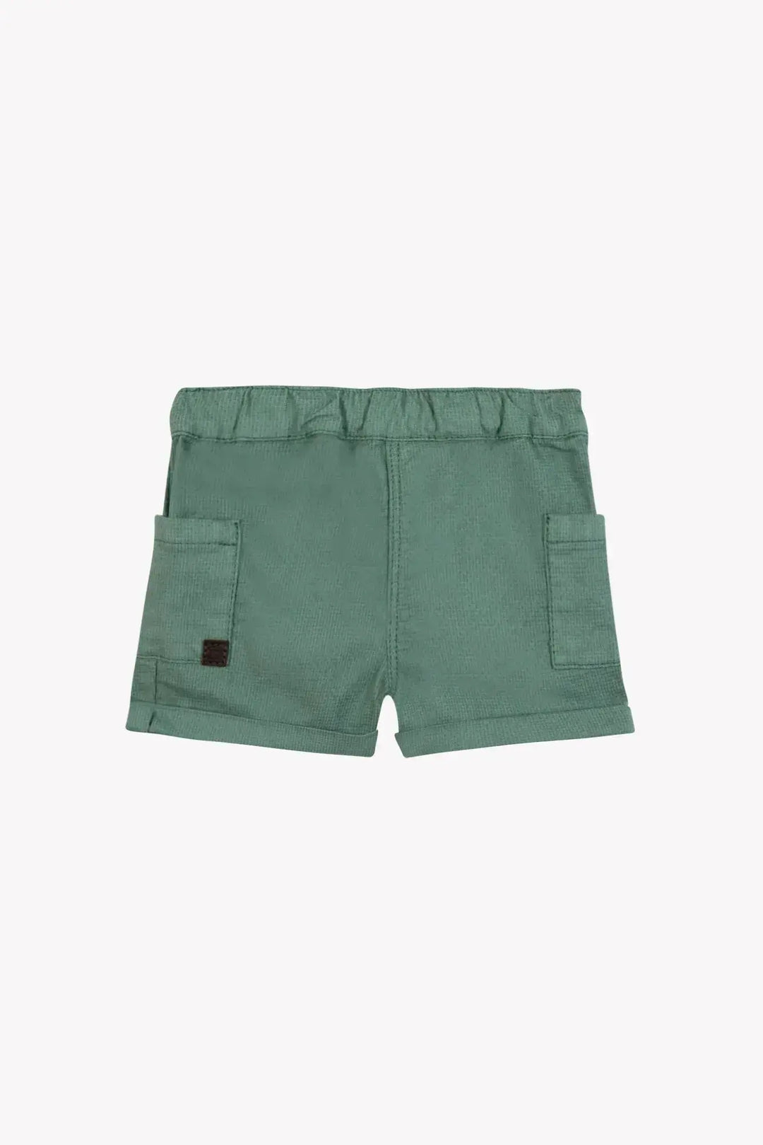 Blue Almonds Ltd Baby Boys Shorts - Khaki 2 + Baby Boys T-Shirt - Marl Grey Tartine et Chocolat