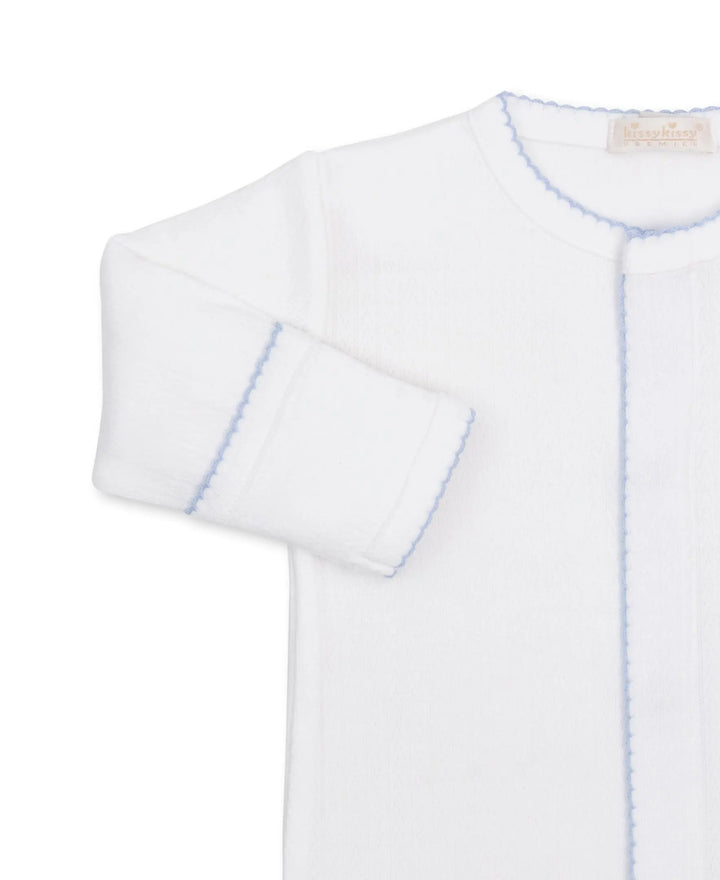 Baby Boys Hand Embroidered Babygrow - Goodnight Bears