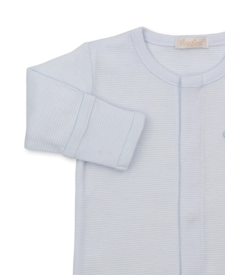Baby Boys Hand Embroidered Babygrow - Puppy Paws