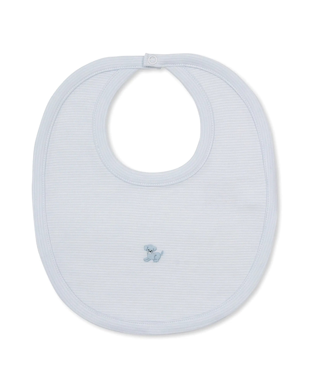 Blue Almonds Ltd Baby Boys Hand Embroidered Bib - Puppy Paws Kissy Kissy