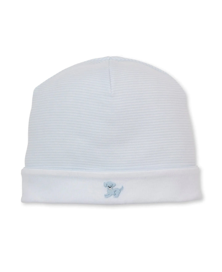 Blue Almonds Ltd Baby Boys Hand Embroidered Hat - Puppy Paws Kissy Kissy