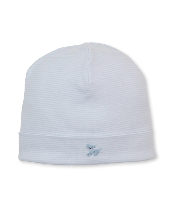 Baby Boys Hand Embroidered Hat - Puppy Paws