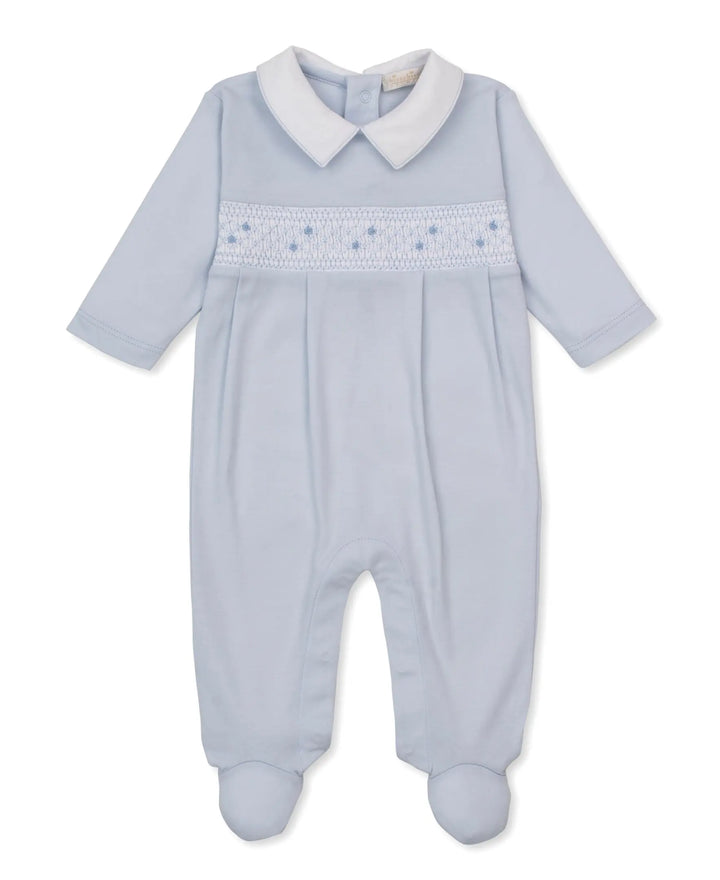 Blue Almonds Ltd Baby Boys Hand Smocked Babygrow - CLB Fall 26 Kissy Kissy