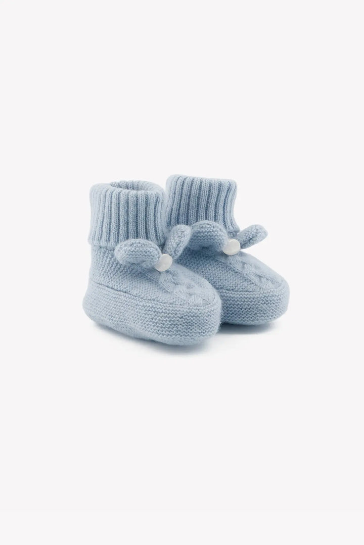 Blue Almonds Ltd Baby Boys Ice Blue Booties Tartine et Chocolat